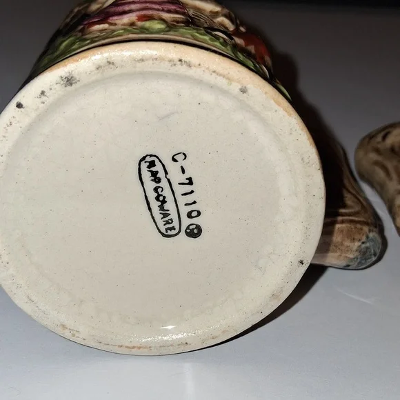 Vintage Nap Coware SmallCeramic Beer Steins with Scenic and Figurative Designs - Picture 5 of 6